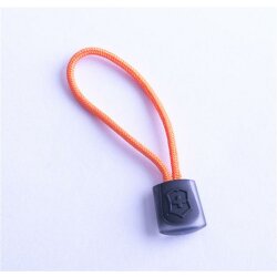 Kordel 65 mm , orange/schwarz